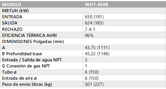 especificaciones-xfiire-raypak-WH7-400B.