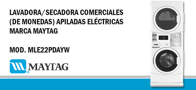 lavadora secadora comerciales de