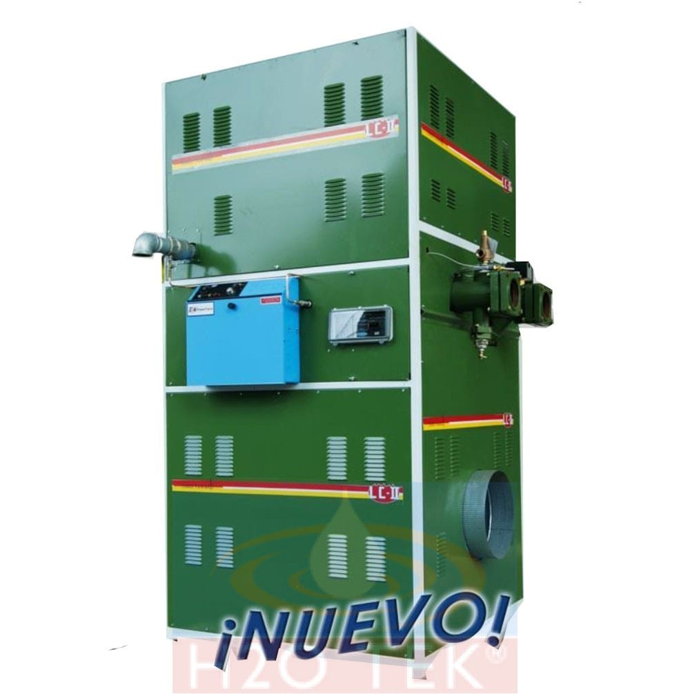 calentador verde