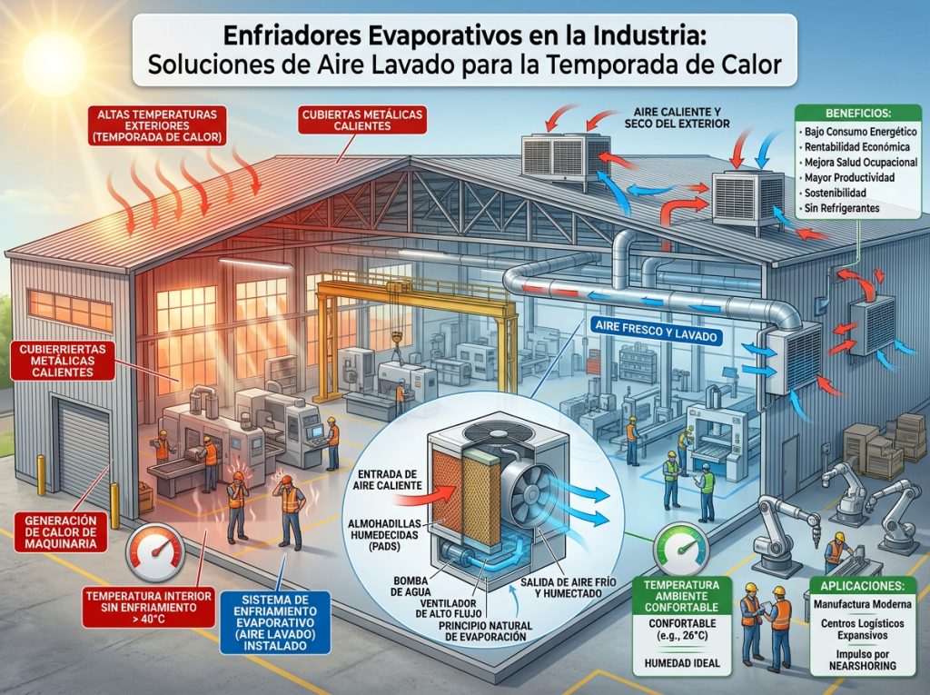 enfriadores evaporativos