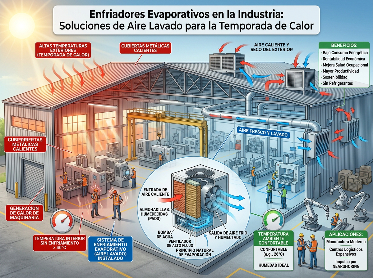 enfriadores evaporativos