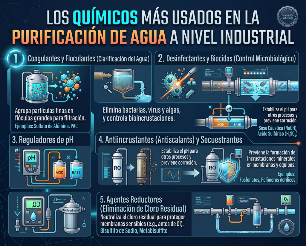 tabla de purificación del agua