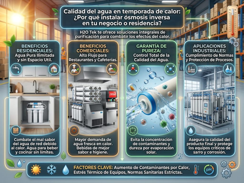 diagrama de ósmosis inversa