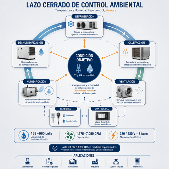 diagrama de control de humedad